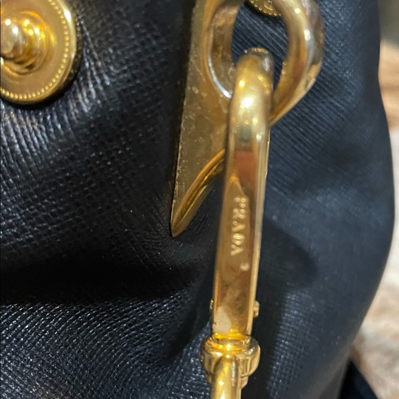 Prada Black Nylon Bauletto Handbag - Picture 9 of 13